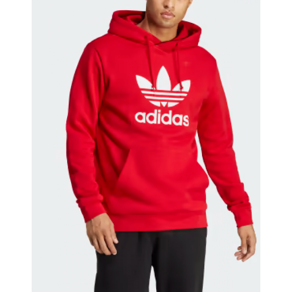 adidas Originals Hoodie With Trefoil logo in Red Sns Formals